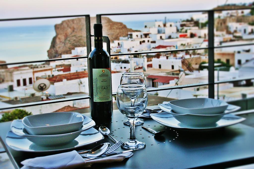 Lindos Beauty Apartman Szoba fotó